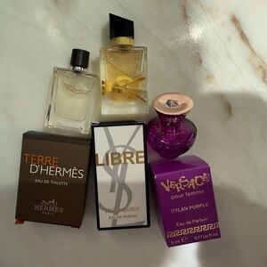 Yves Saint Laurent and Versace Perfume Set